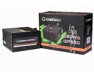Fonte ATX 500W Gamemax GM500 White 80 Plus Bronze PFC Ativo