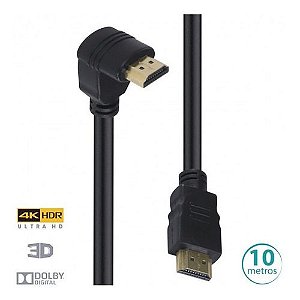 CABO HDMI 2.0 4K 1 CONEC.90 10M H2090-10