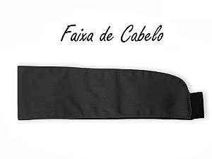 Faixa de Cabelo - Cor Preta - Uniblu