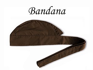 Bandana - Touca Marrom Café- ( unisex ) -  Uniblu