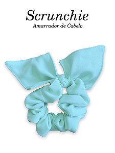 Scrunchie  - Amarrador de cabelo Angel Blue - uniblu