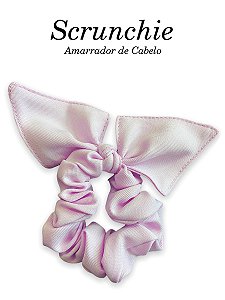 Scrunchie  - Amarrador de cabelo Rosa Giz - uniblu