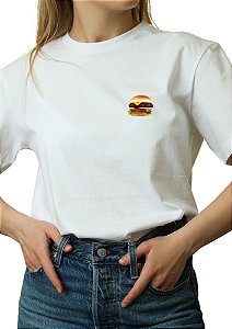 Tshirt - Camiseta Temática Hamburguer - Uniblu - Personalizado