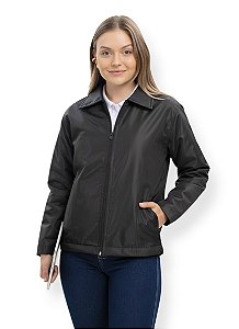 Jaqueta Feminina Nylon Paraquedas Preta - Impermeável - Uniblu