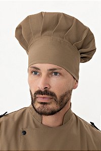 Touca Chefe Uniblu - Cor Terra