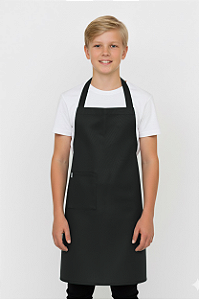 Avental Juvenil Uniblu 12 a 16 anos - Preto - Uniblu - Personalizado