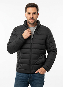 Jaqueta Puffer Unissex Preta - Uniblu - UNB