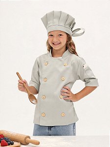 Camisa Chefe Infantil - Dolman Infantil - Areia Uniblu - UNB