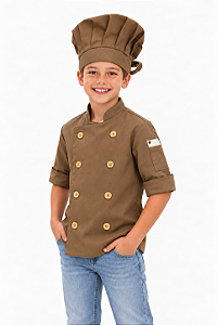 Camisa Chefe Infantil - Dolman Infantil - Lisboa Terra Uniblu - UNB