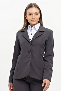 Blazer Social Feminino Executivo - Chumbo - Uniblu - UNB