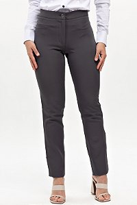 Calça Social Executiva Feminina Chumbo - Uniblu
