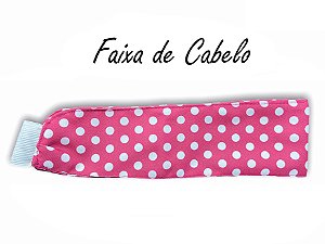 Faixa de Cabelo Xadrez Pink Lancaster - Uniblu 