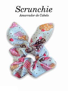 Scrunchie  - Amarrador de cabelo Cupcakes