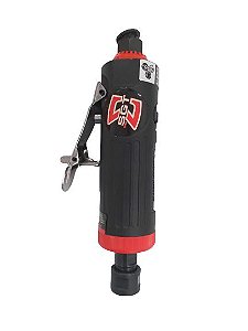 Retífica Reta Esmerilhadeira 1/4"  Velocidade Máxima: 22.000rpm Entrada de ar: 1/2"