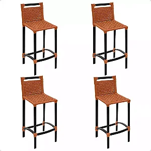 Banquetas salinas em corda náutica