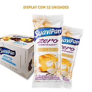 Kit 12 Bolinhos Zero Açúcar - Baunilha com Baunilha
