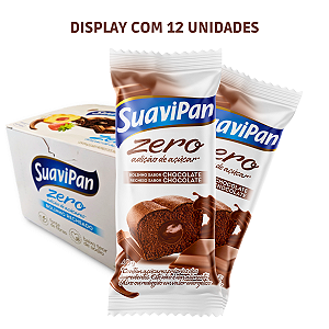 Kit 12 Bolinhos Zero Açúcar - Chocolate com Chocolate