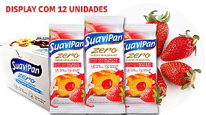 Bolinho Zero Açúcar Baunilha c/ Morango SuaviPan Display c/ 12 Unid
