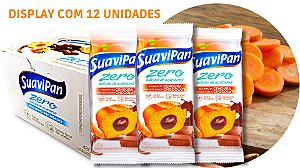 Bolinho Zero Açúcar Cenoura c/ Chocolate SuaviPan Display c/ 12 Unid