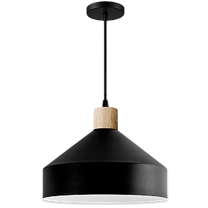 Luminária Pendente Lar Preto e Branco  - Moderna e Versátil | Ilustre Lar