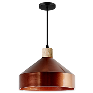 Luminária Pendente Lar Cobre  - Moderna e Versátil | Ilustre Lar