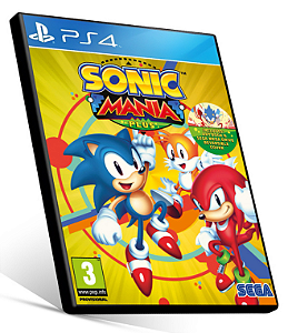 Sonic Mania - PS4 PSN MÍDIA DIGITAL
