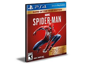 Marvel's Spider-Man Game of the Year Edition -  PS4 PSN MÍDIA DIGITAL