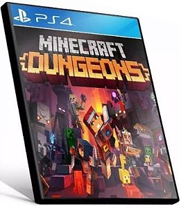 Minecraft Dungeons  - PS4 PSN Mídia Digital