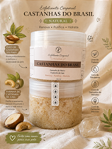 Esfoliante Corporal Castanhas do Brasil