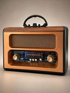 Rádio Portátil Retro