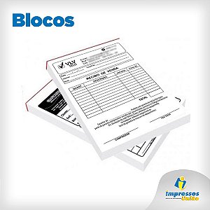 Bloco - 150x210mm 2 vias 53g - 1x0 - 50x2 Vias