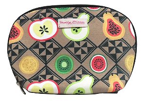 Necessaire Térmica Marmita Fitness Redonda Estampada