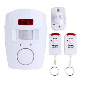 Mini Alarme S/ Fio Residencial Comercial 02 Controles Remoto