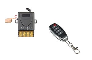 Interruptor + controle  AC 110~220V/15A RF433mhz Potência