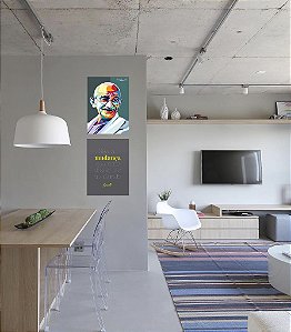 Conjunto de Pôsteres Mahatma Gandh - Quatro Lados Conjunto de Pôsteres Mahatma Gandh - Quatro Lados