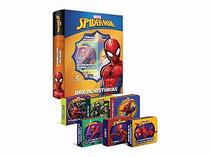 Livro Box De Historias Homem Aranha - c/ 6 Mini Livrinhos