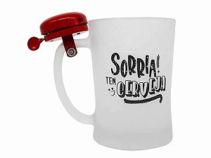 Caneca c/ Campainha 650ml Zona Criativa Tem Cerveja