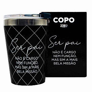 Copo Viagem Inox 300ml Snap Zona Criativa