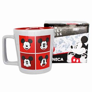 Caneca Cerâmica Buck 400ml Zona Criativa Mickey Expressões