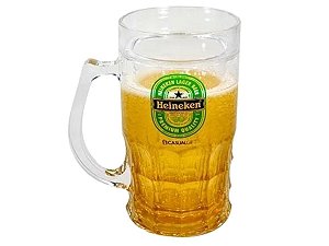 CANECA DE CHOPP CASUAL GIFT SEMPRE CHEIA 400ML HEINEKEN