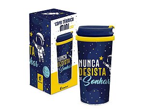 COPO TÉRMICO 200ML BRASFOOT SMART ASTRONAUTA