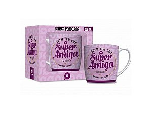 CANECA PORCELANA 360ML URBAN BRASFOOT AMIGA