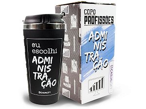 COPO TÉRMICO 450ML CASUAL GIFT EU ESCOLHI ADMINISTRAÇÃO