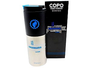 COPO INOX ZONA CRIATIVA 500ML PARA VIAGEM ENGENHARIA