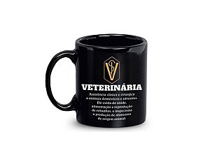 CANECA CERÂMICA REGINA 340ML REF.1271 VETERINÁRIA