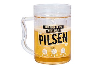 CANECO 250ML CONGELÁVEL UATT REF.28338 CERVEJINHA PILSEN