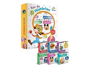Livro Box De Historias Disney Baby - C/ 6 Mini Livrinhos