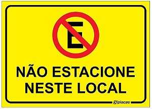 Placa Sinalização Aviso Proibido Jogar Lixo Neste Local Não Jogue Entulho  20x30cm