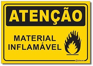 Atenção - Material Inflamável