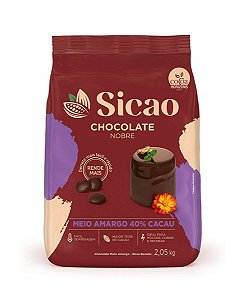 CHOCOLATE GOTAS MEIO AMARGO SICAO GOLD 2,05KG